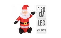 [Nafukovací SANTA s LED svetielkami 120 cm]