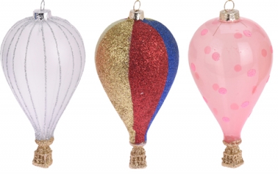 Farebný balón zo skla - 3 druhy